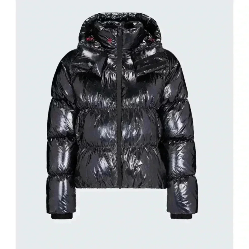 Perfect Moment Metallic January Down Jacket Black Cire NWT NEW! - Picture 8 of 13